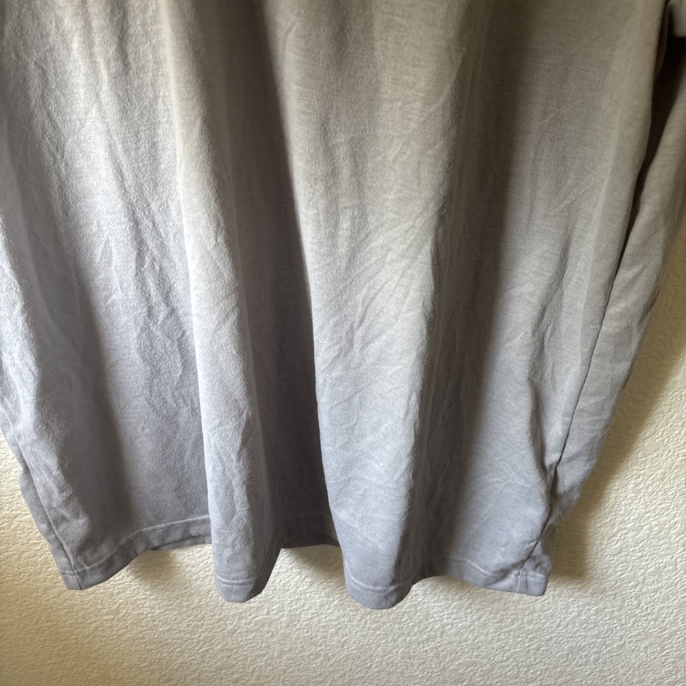 Adidas T-Shirt Mens Size XL Gray 3-Stripe Short Sleeve - Picture 8 of 16